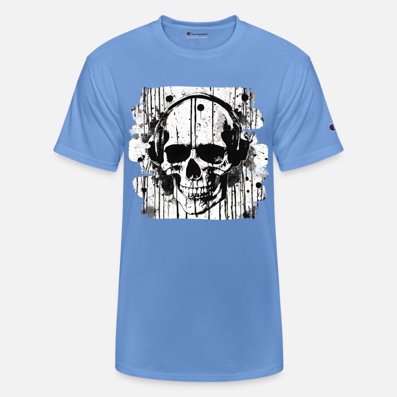 Skull Tattoo Heavy Metal Biker Style