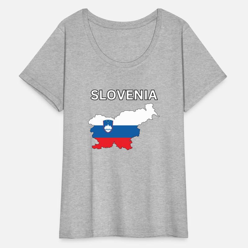 Slovenia Flag Map