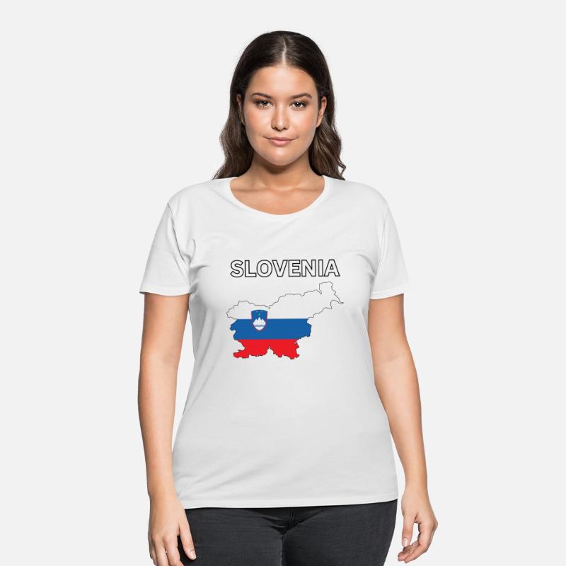 Slovenia Flag Map