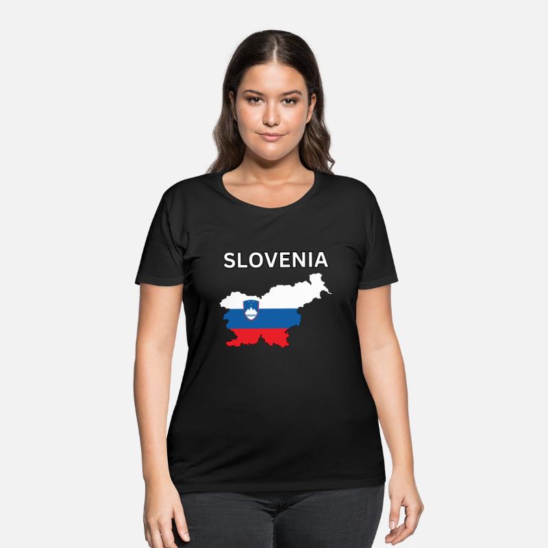 Slovenia Flag Map