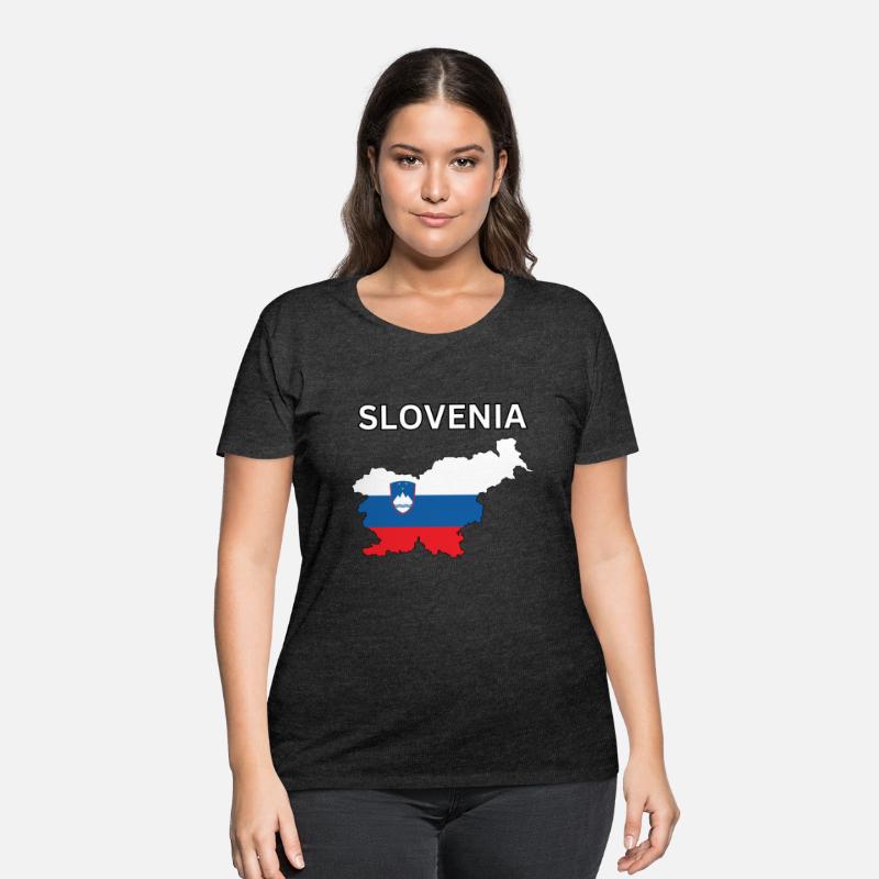 Slovenia Flag Map