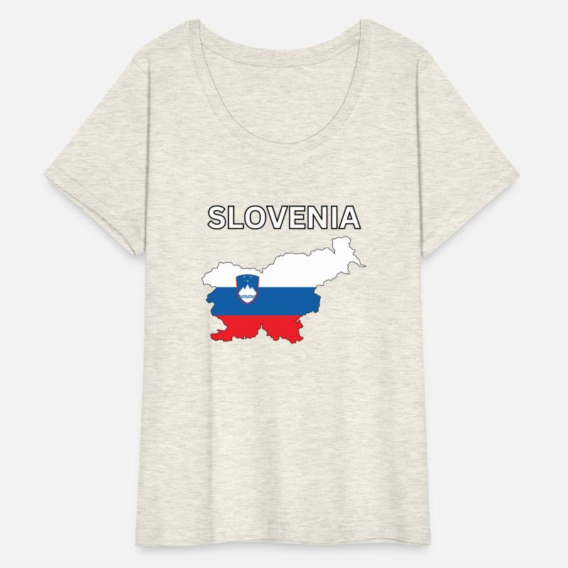 Slovenia Flag Map
