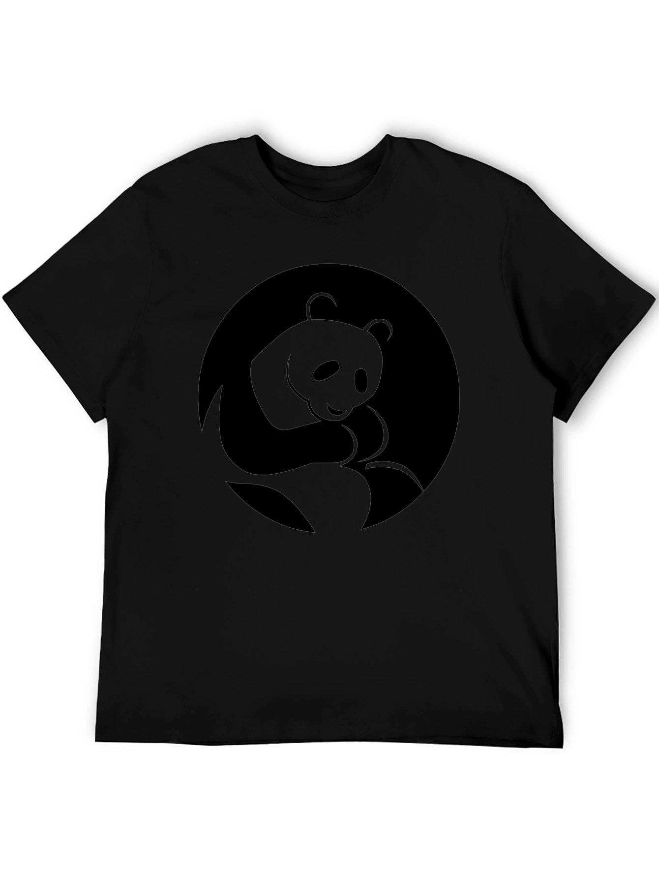 Black Panda Graphic Tee - Modern Style