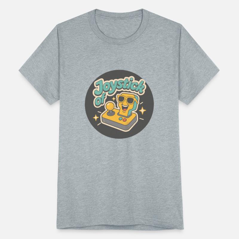 Smiling Joystick Radiating Happiness Badge