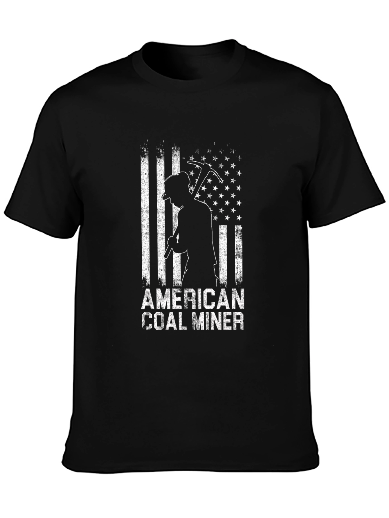 American Coal Miner Graphic T-Shirt