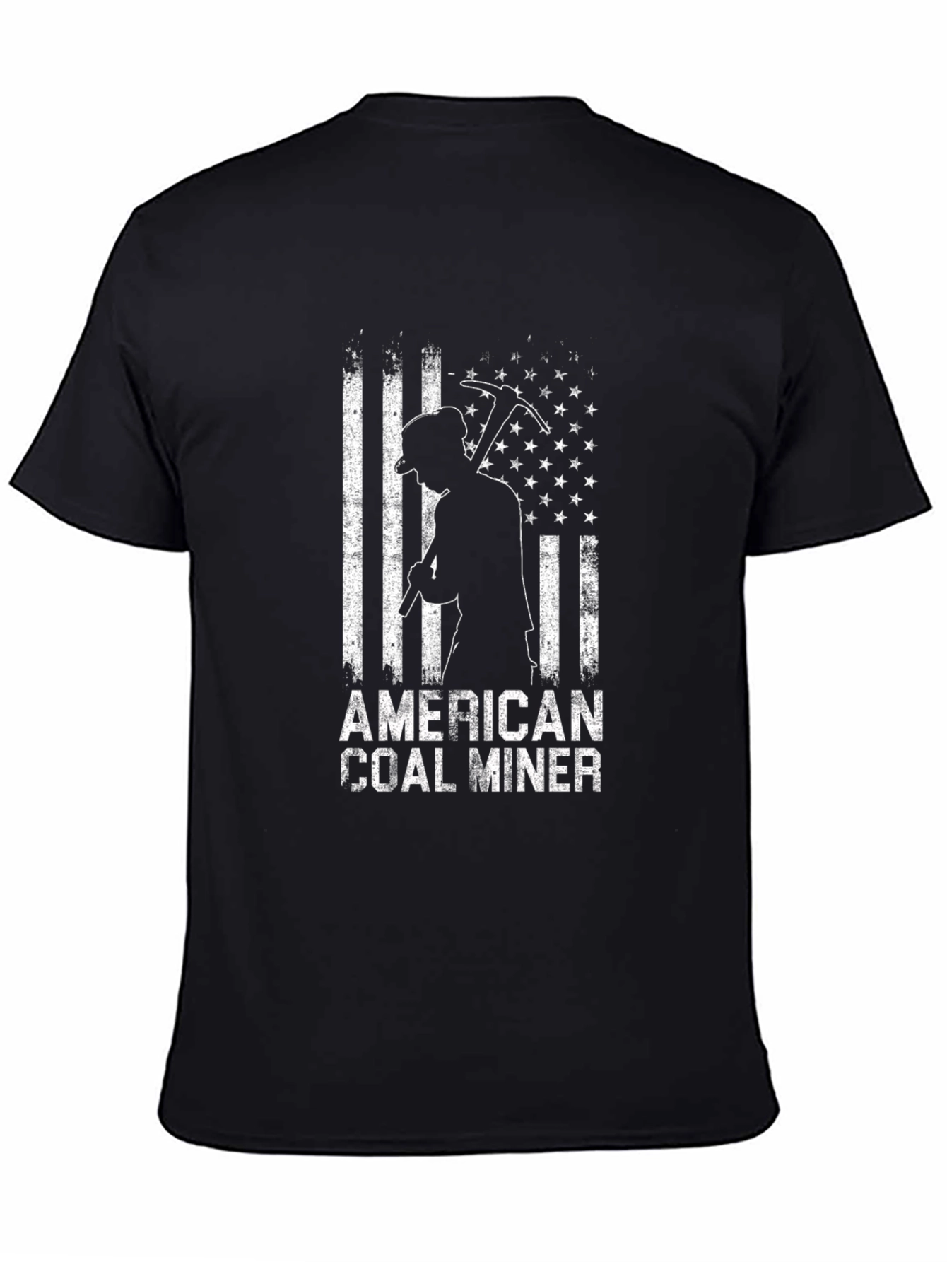 American Coal Miner Graphic T-Shirt