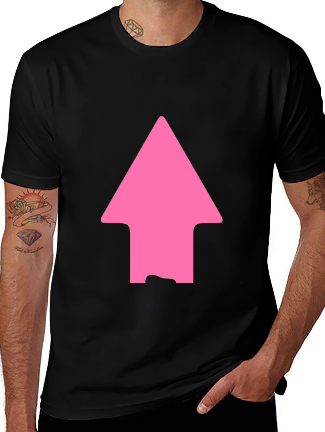 Pink Arrow T-Shirt - Stylish Direction