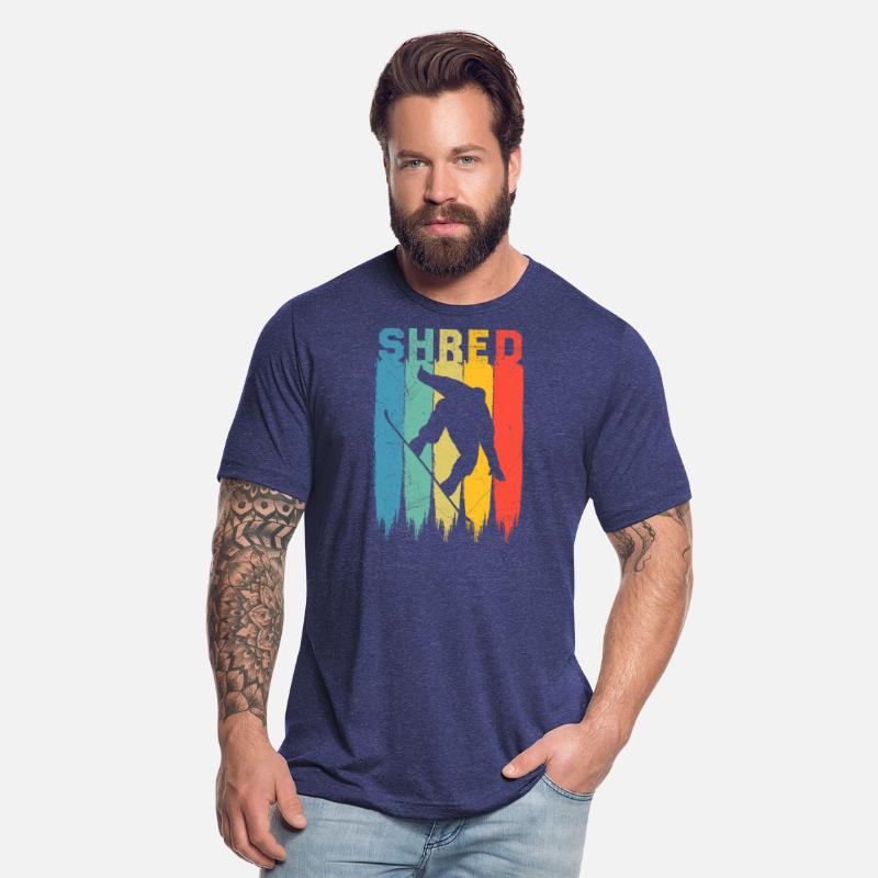 Snowboard Freestyle Shirt SHRED Snow Slopes