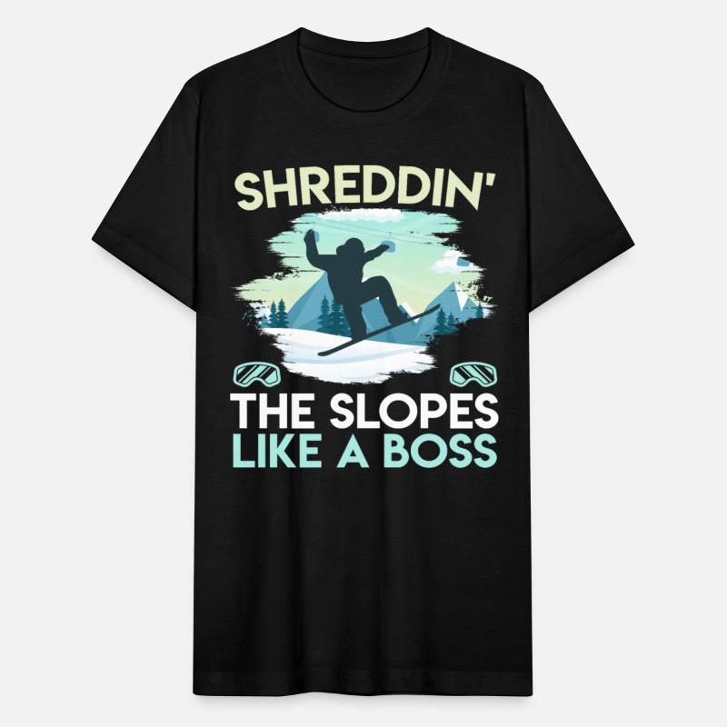 Snowboarder Shreddin' the Slopes Like a Boss