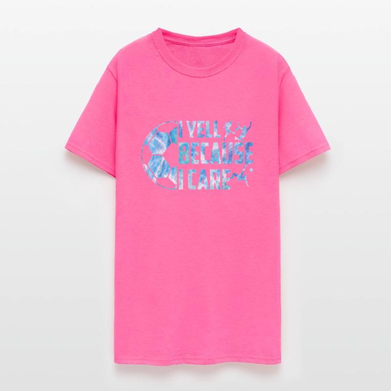 Soccer I Yell Because I Care Funny Dads Coach Men