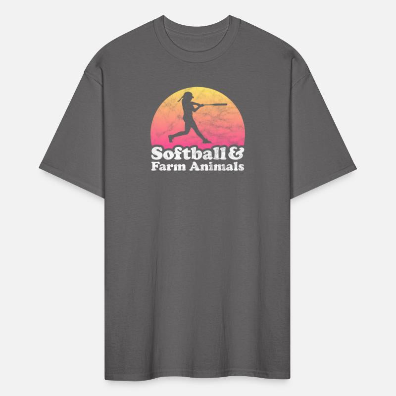 Softball And Farm Animals Or Farm Animal