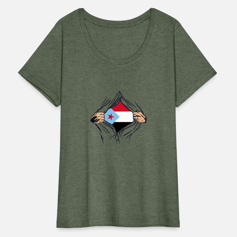 South Yemen Flag Ripped