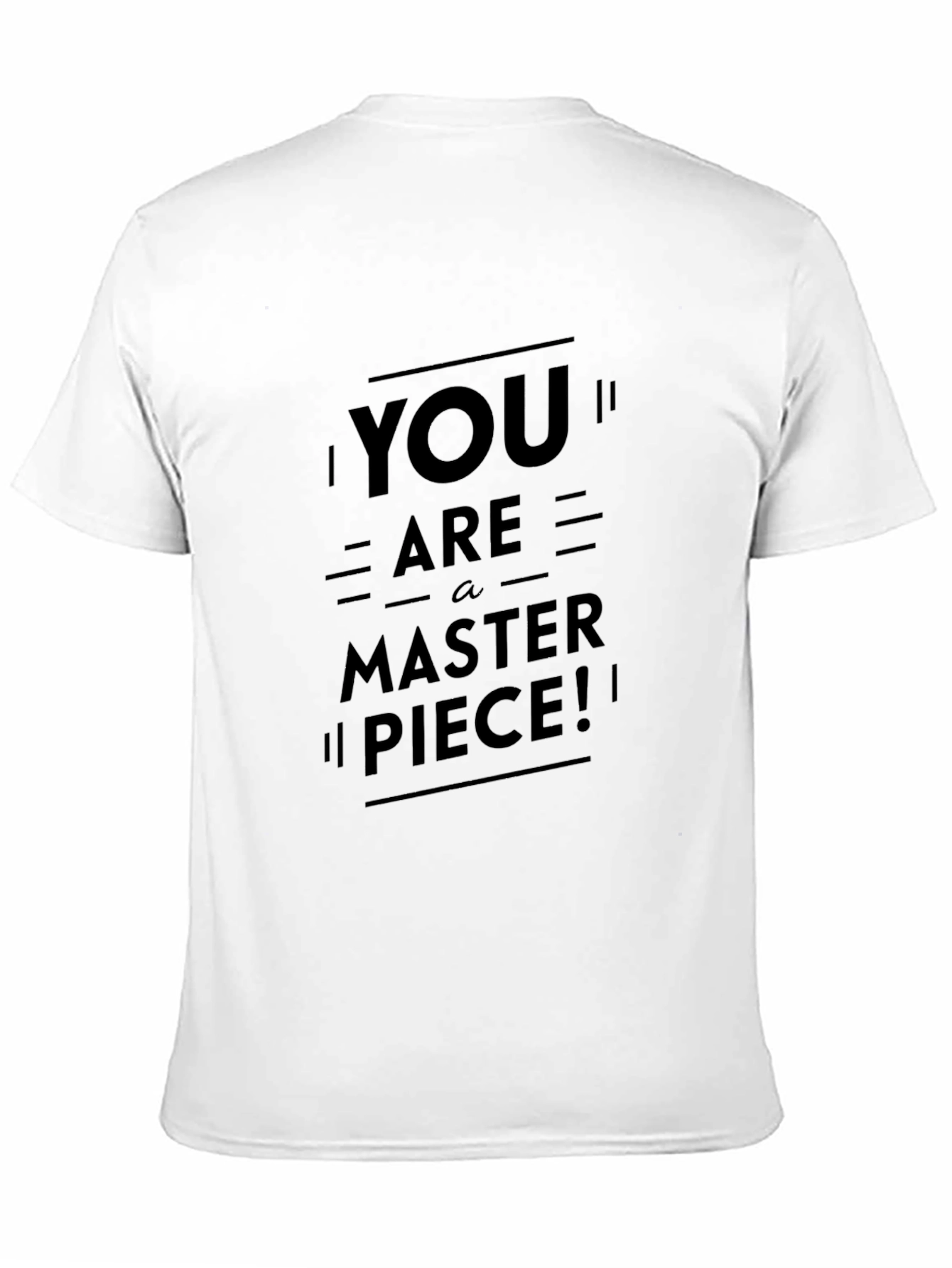 You Are A Masterpiece Black Graphic Tee