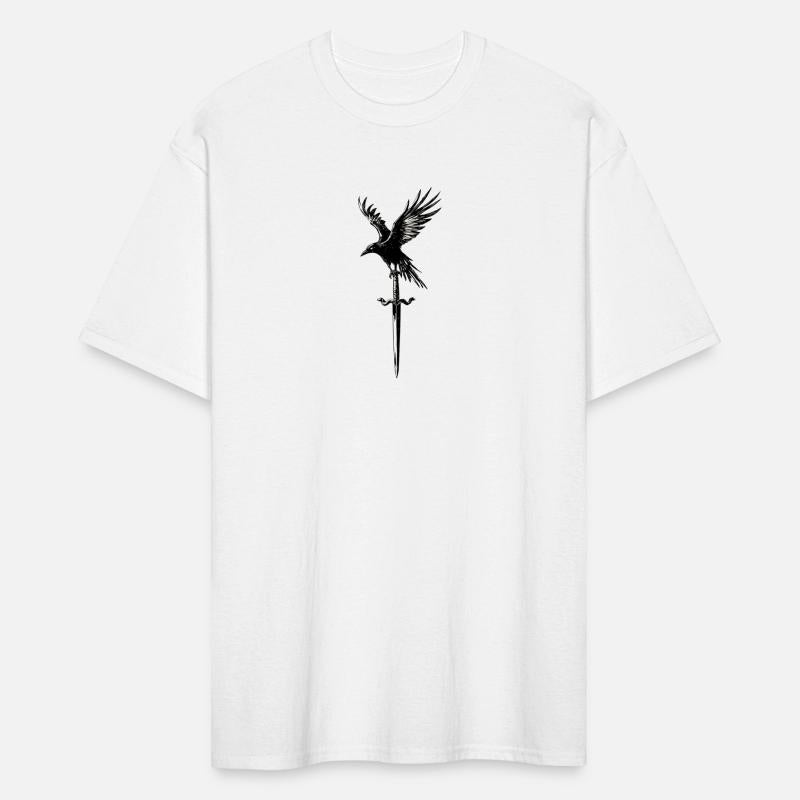 Sparrow holds the knife