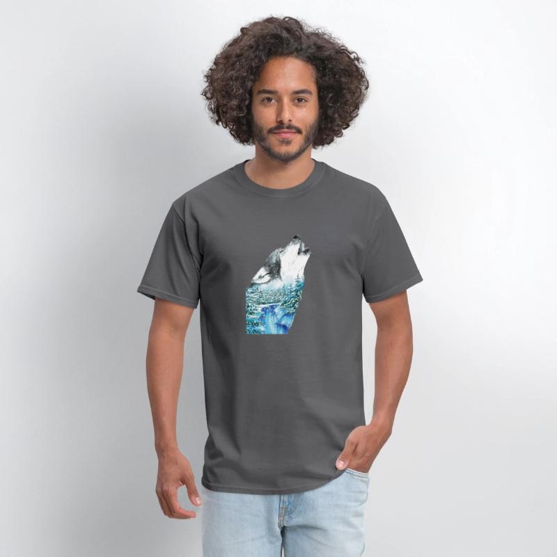 Spirit of Winter Wolf Wild Howling Art Winter Wolf