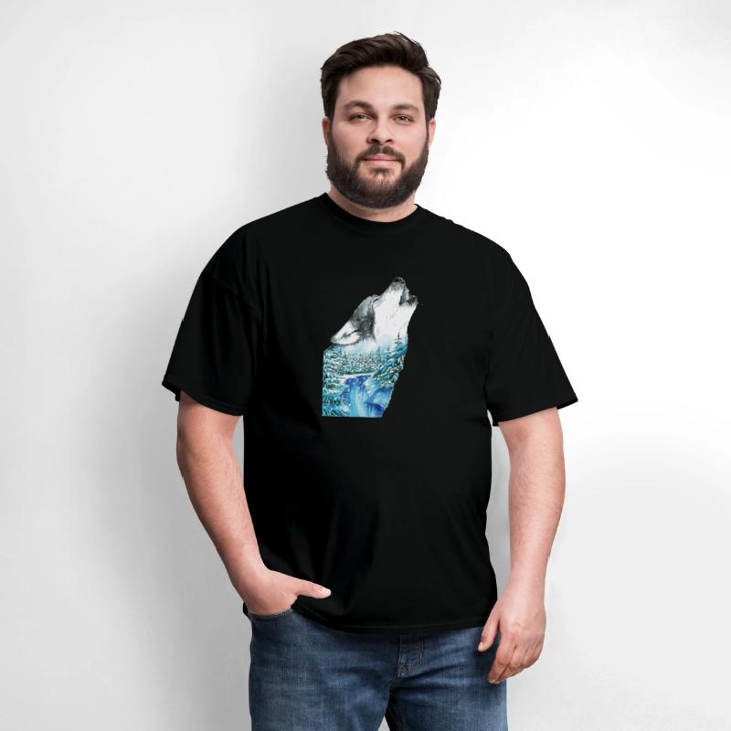 Spirit of Winter Wolf Wild Howling Art Winter Wolf