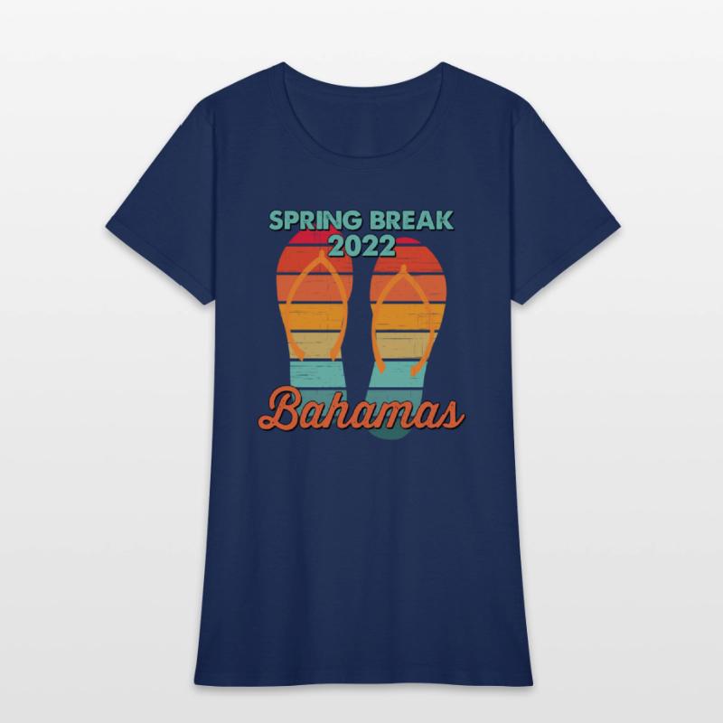 Spring Break Bahamas Beach 2022 Flip Flops