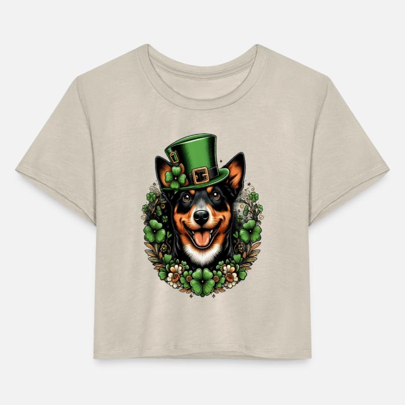St. Patrick's Day with a Lancashire Heeler