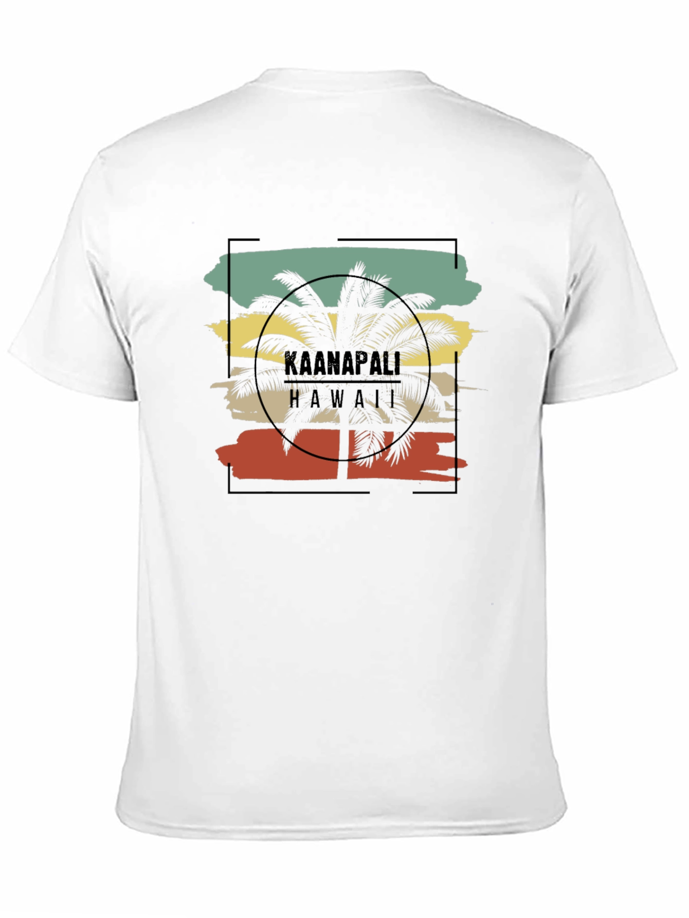 Kaanapali Hawaii Palm Tree Graphic Tee