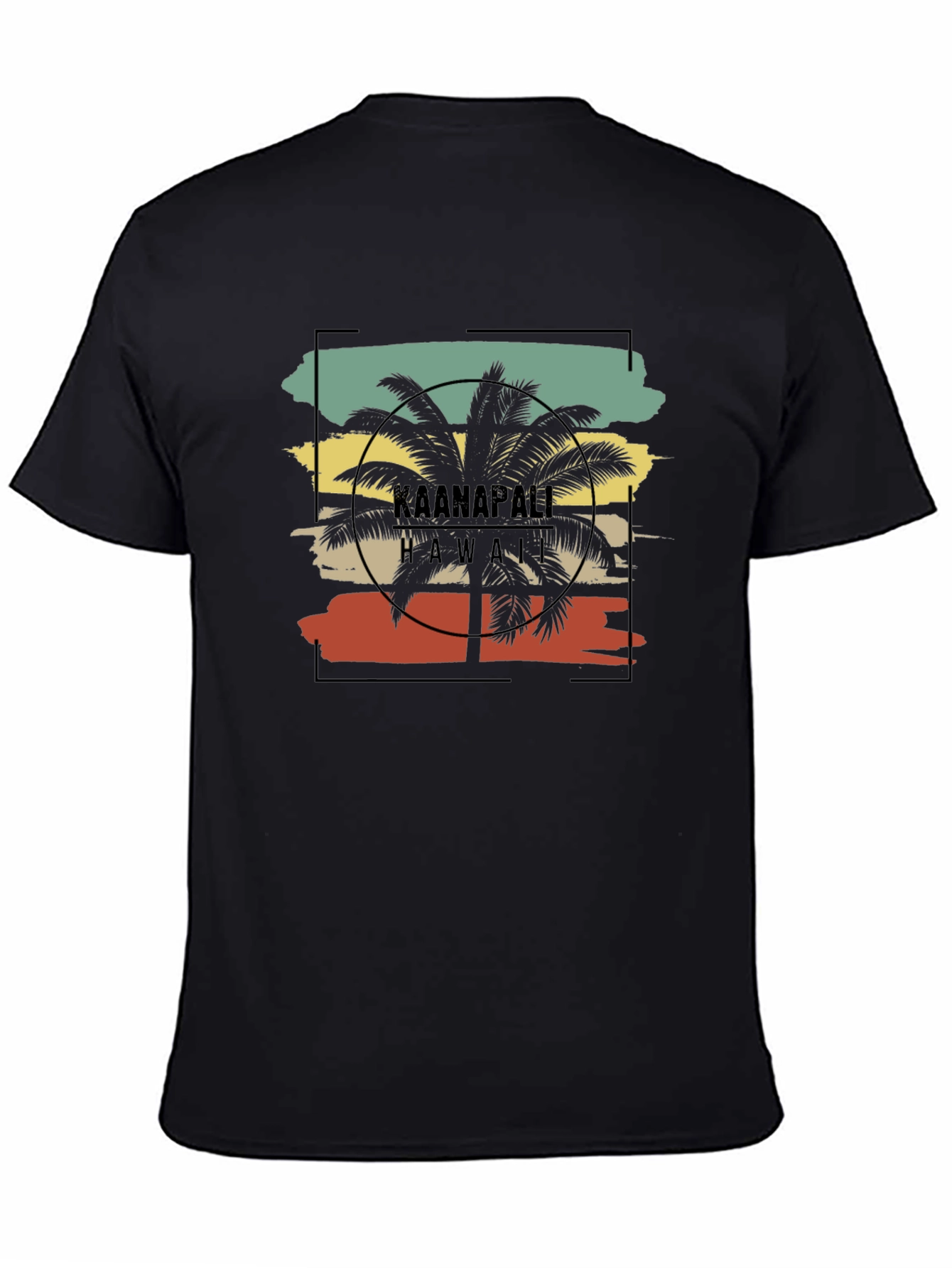 Kaanapali Hawaii Palm Tree Graphic Tee