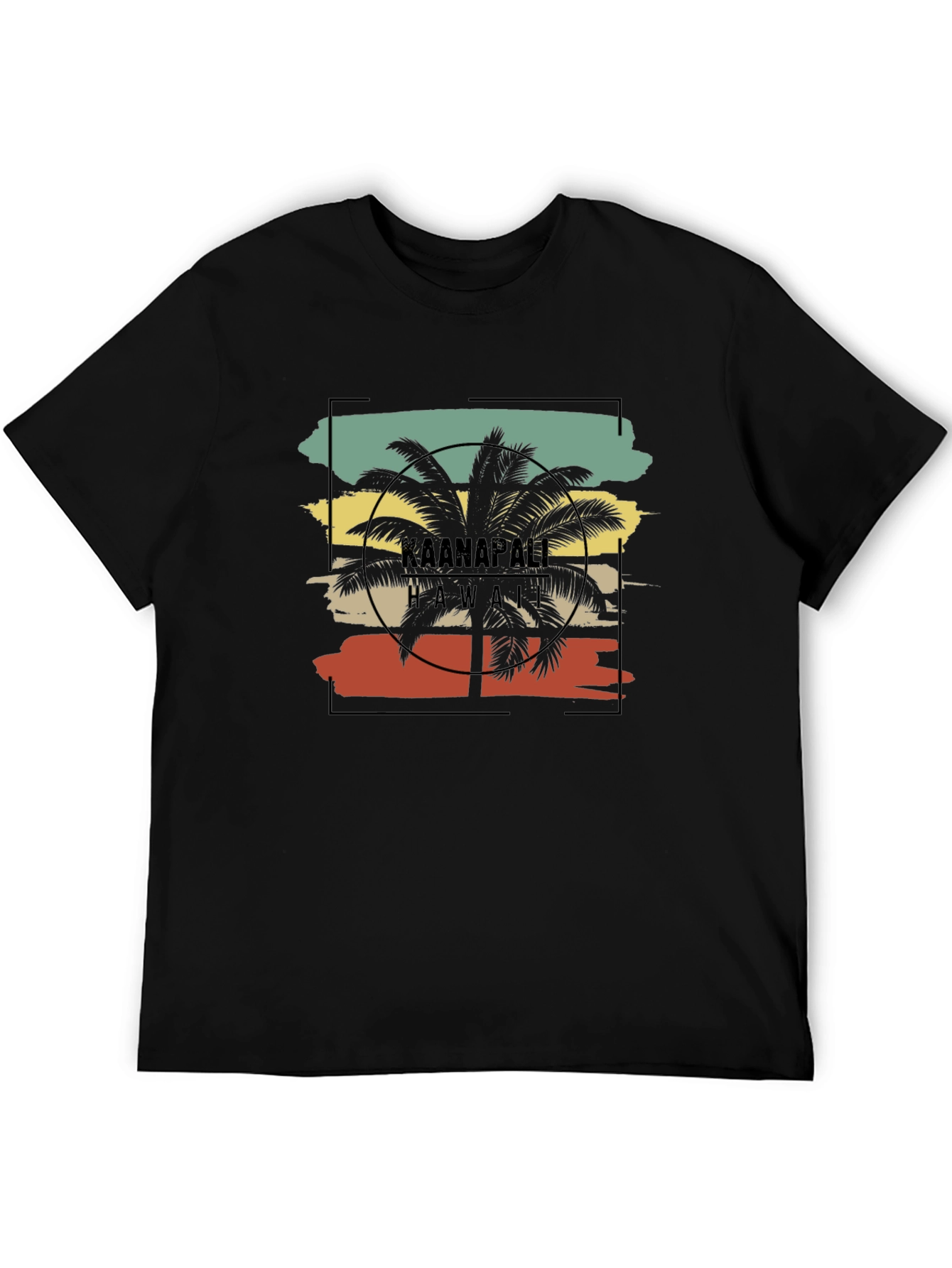 Kaanapali Hawaii Palm Tree Graphic Tee