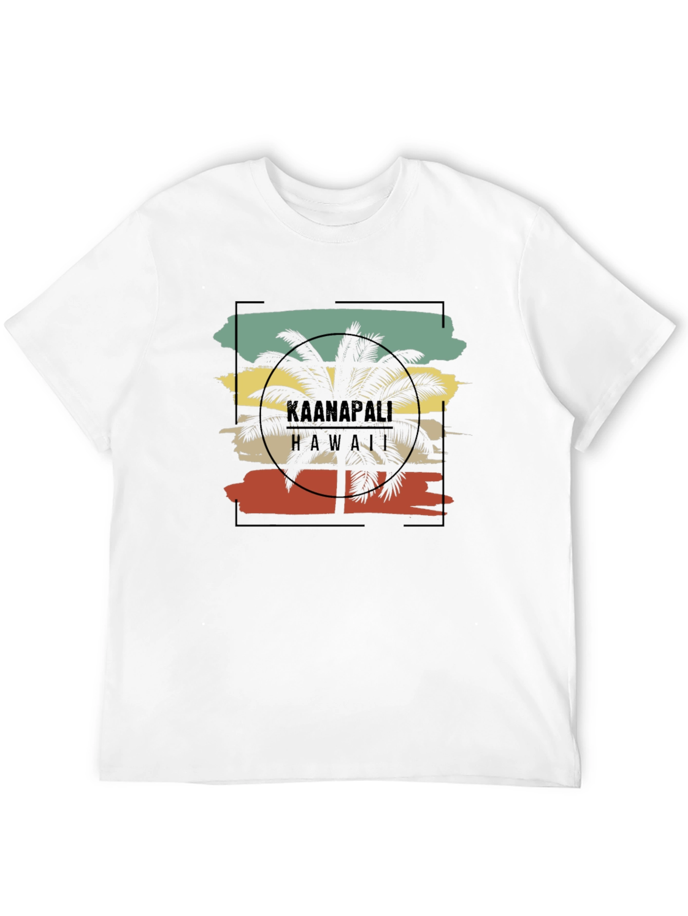 Kaanapali Hawaii Palm Tree Graphic Tee