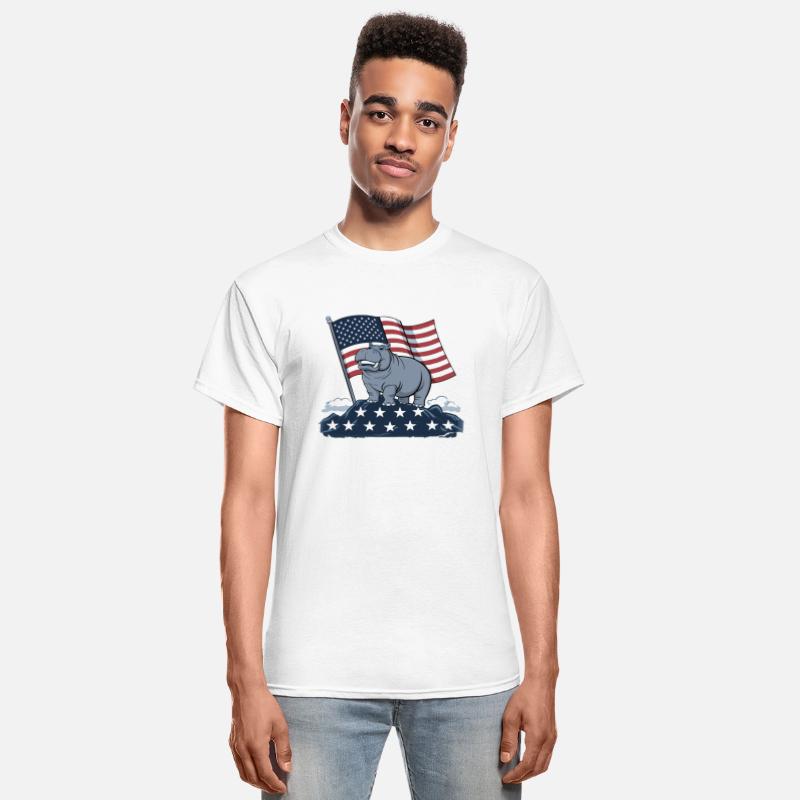 Stars and Stripes Hippo