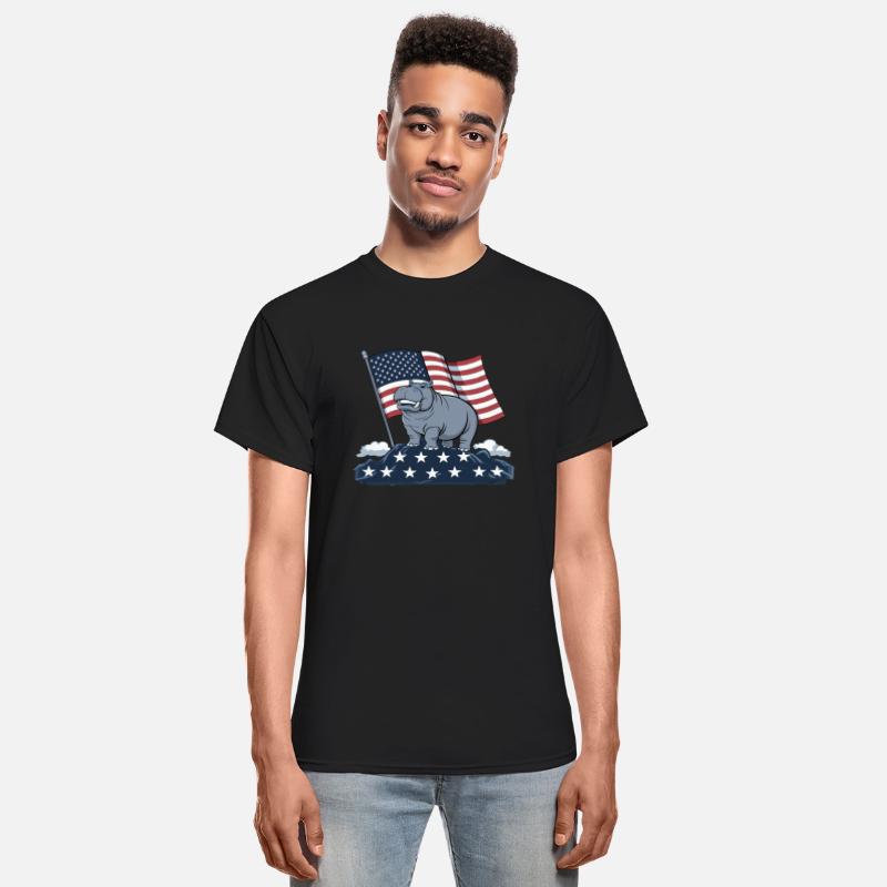 Stars and Stripes Hippo