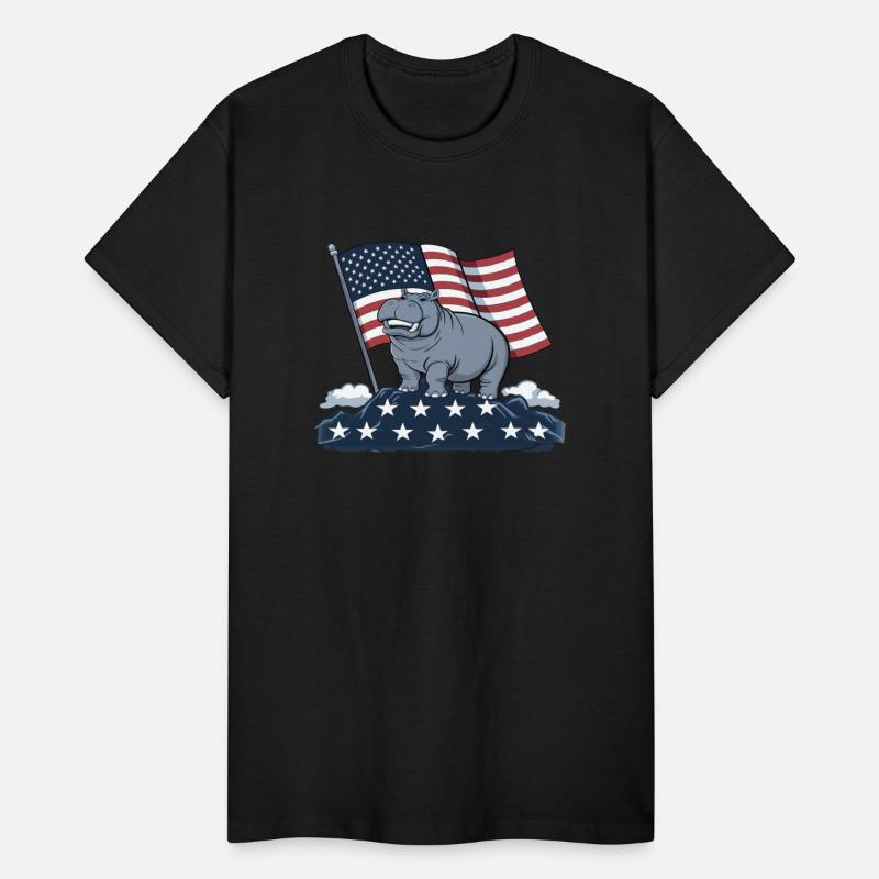 Stars and Stripes Hippo