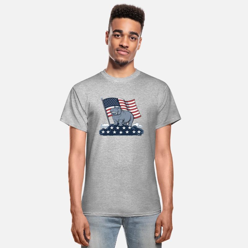 Stars and Stripes Hippo
