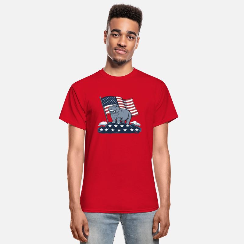 Stars and Stripes Hippo
