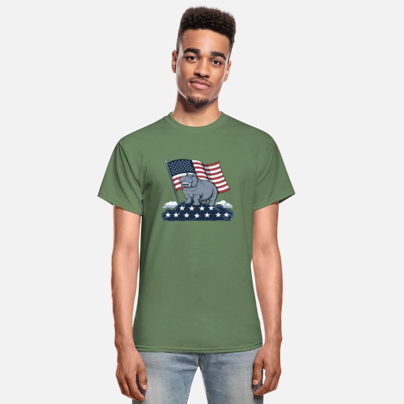 Stars and Stripes Hippo