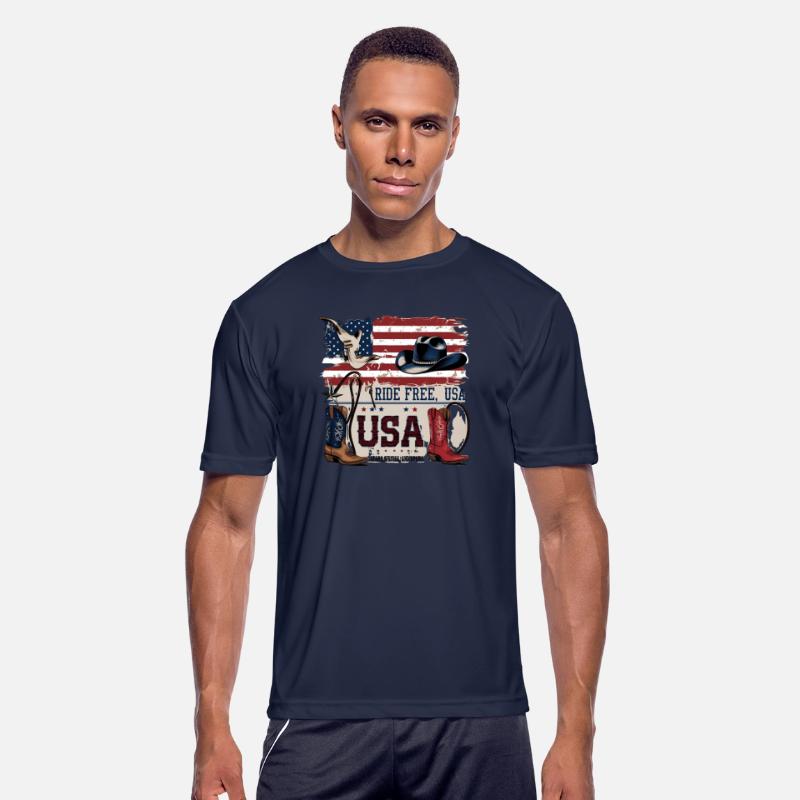 Stars, Stripes & Spurs Western Tee