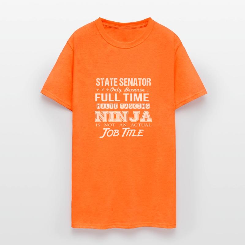 State Senator T Shirt - Multitasking Ninja Job Gif