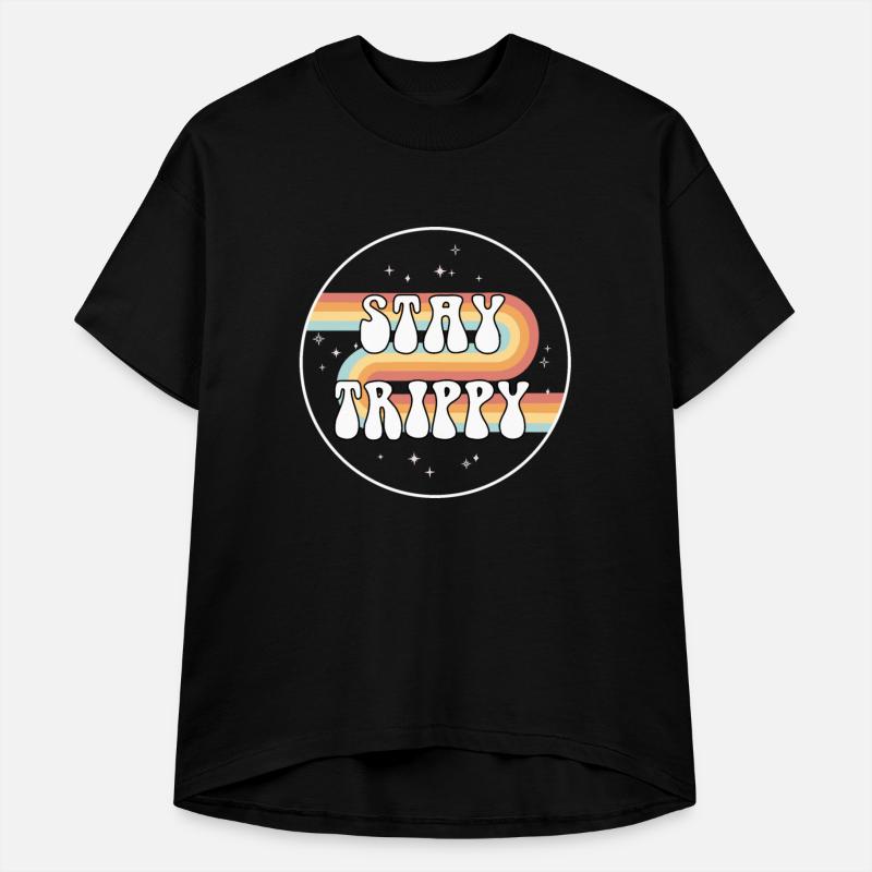 Stay trippy quote slogan typography lettering
