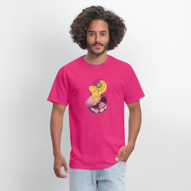 Sunflower from Tin Can Shirt Bold Eco Message Tee
