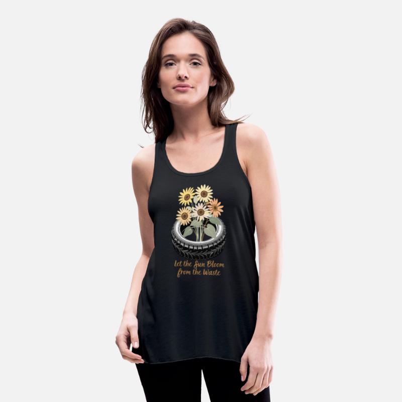Sunflower Tire Eco Shirt Waste to Beauty Design