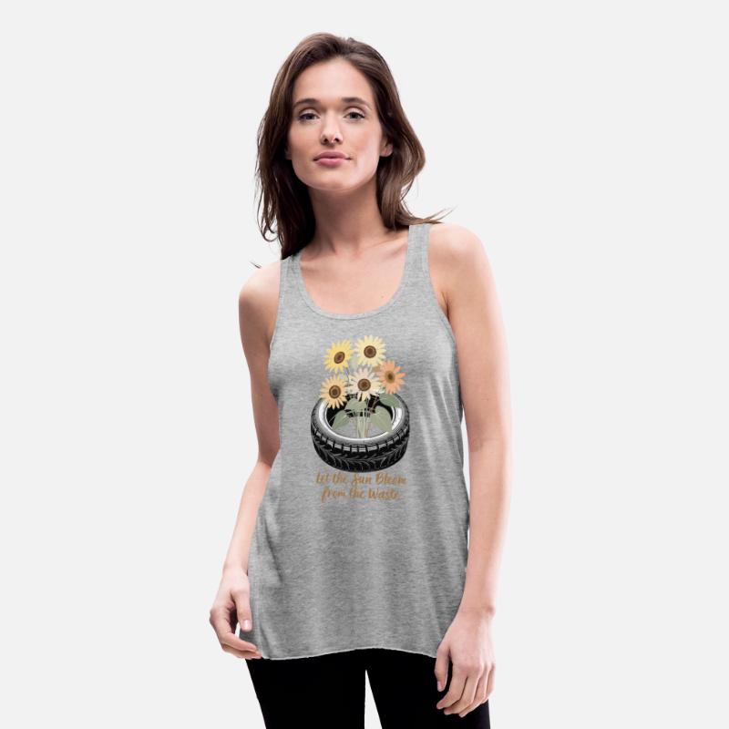 Sunflower Tire Eco Shirt Waste to Beauty Design