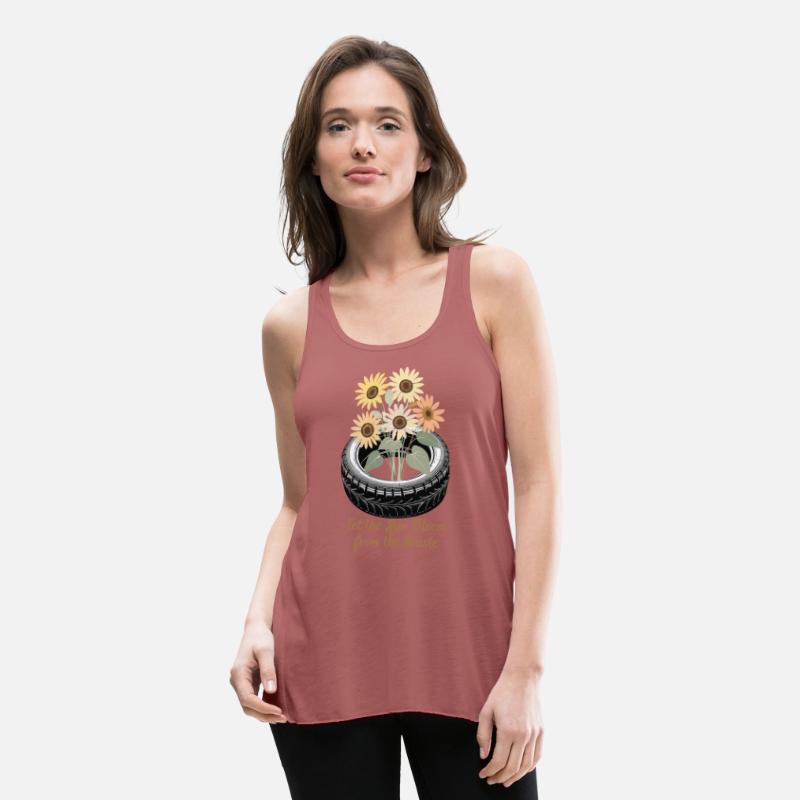 Sunflower Tire Eco Shirt Waste to Beauty Design