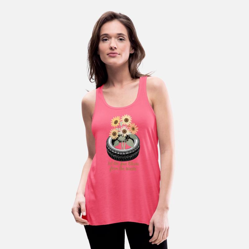 Sunflower Tire Eco Shirt Waste to Beauty Design