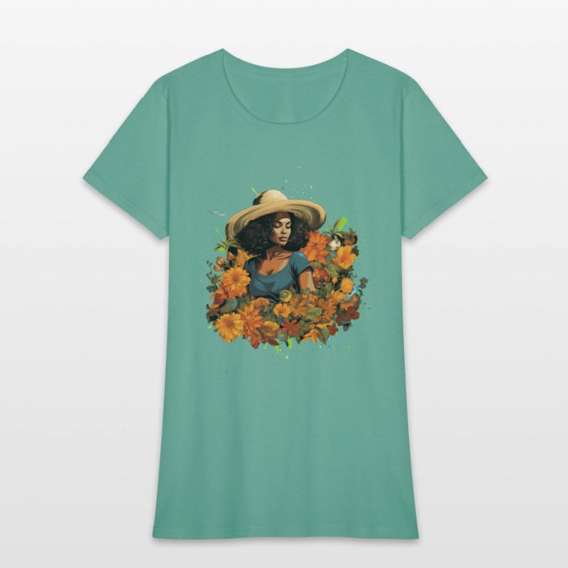 Sustainably sourced stylish female garden shirt