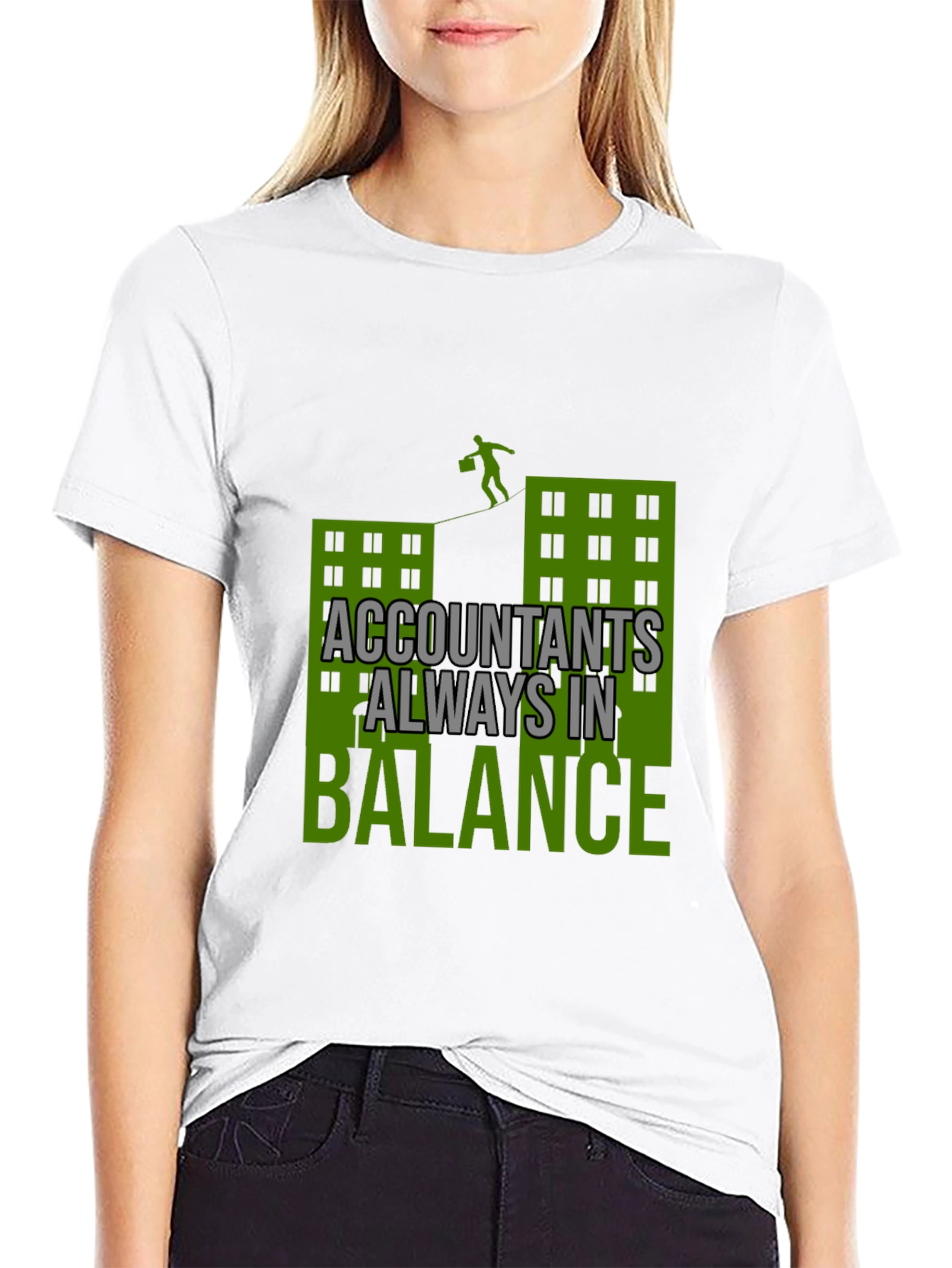 Accountants Always in Balance Graphic Tee
