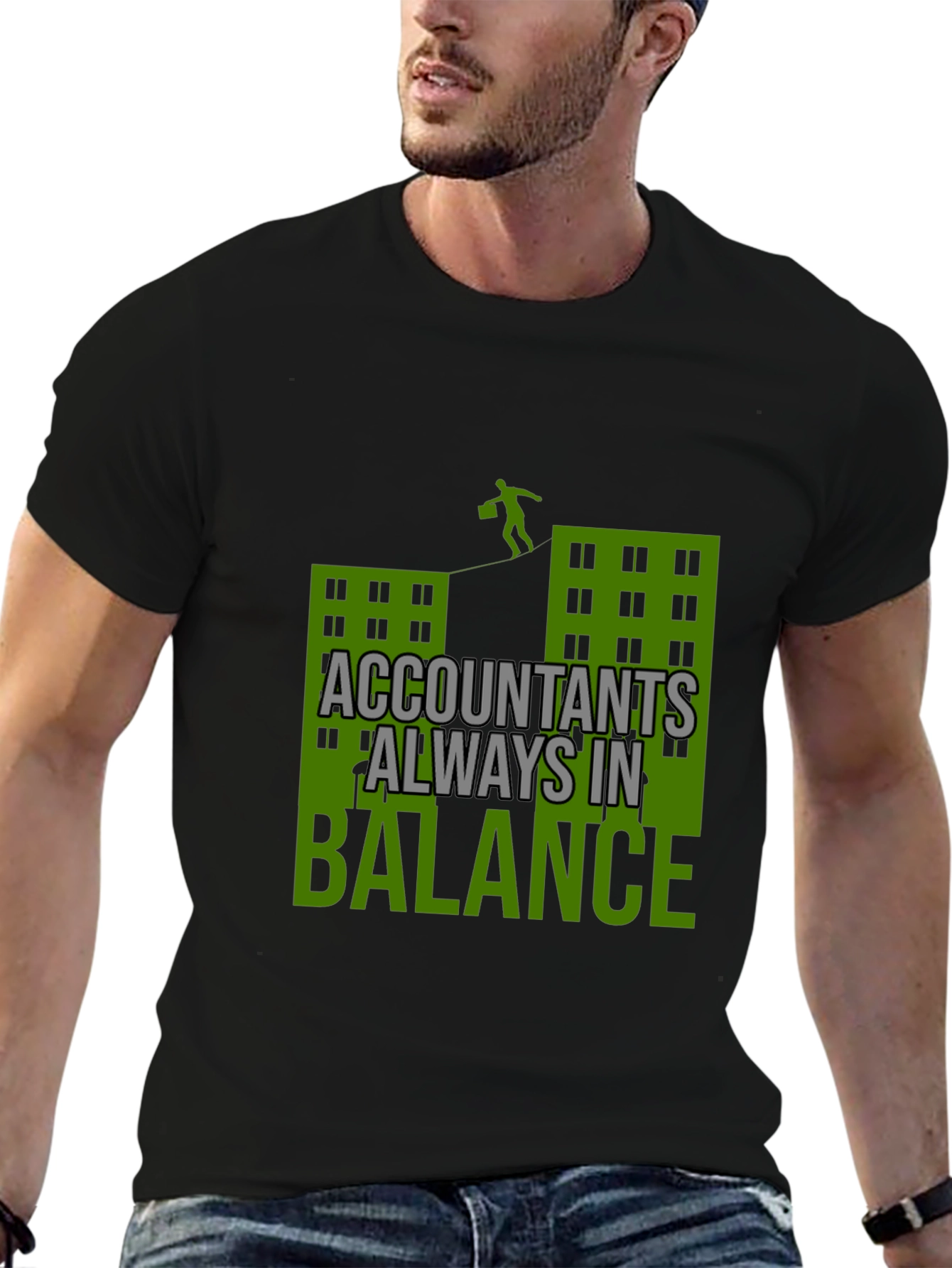 Accountants Always in Balance Graphic Tee