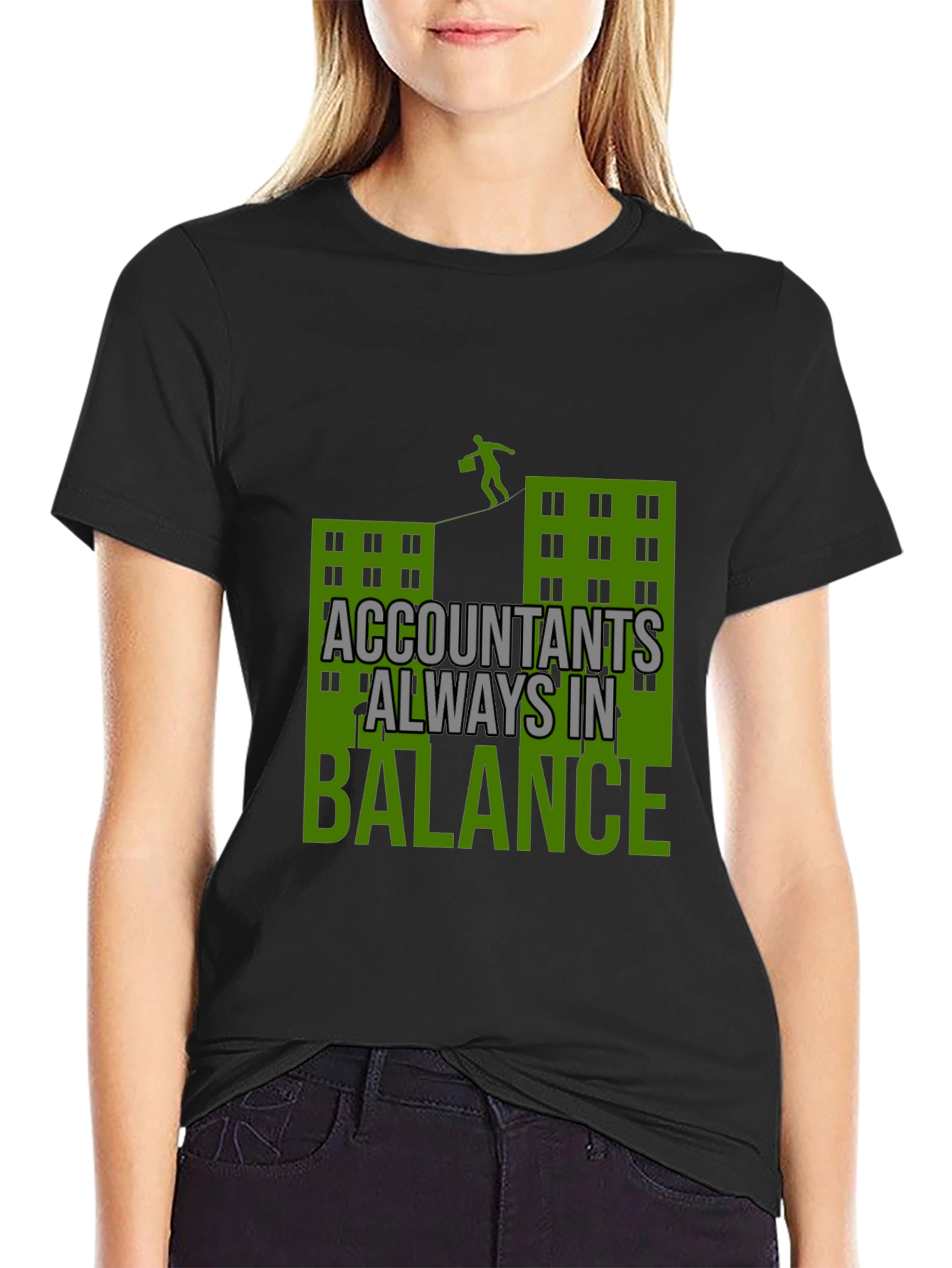 Accountants Always in Balance Graphic Tee