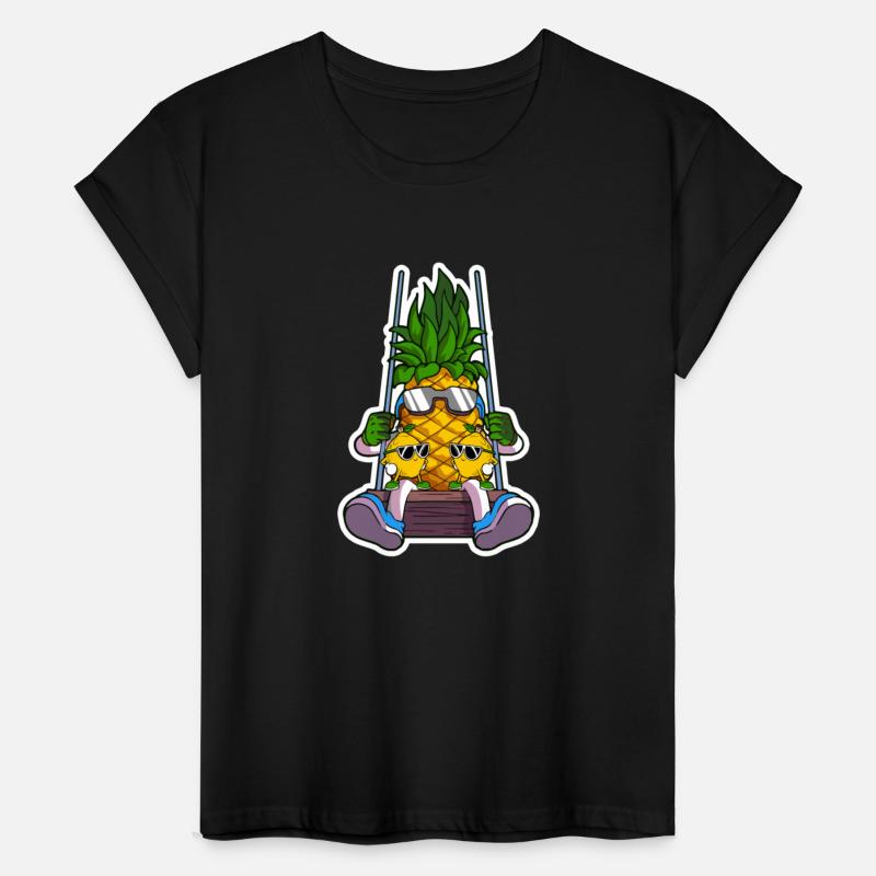 Swinging Pineapple With Lemons For A Cool Summer