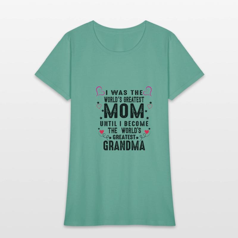 T-shirt Grandmother the best in the world