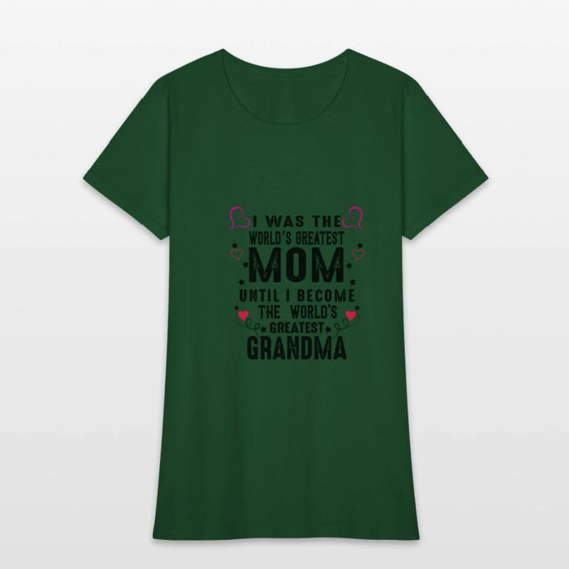 T-shirt Grandmother the best in the world