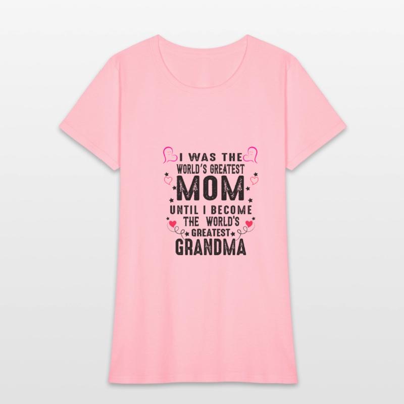 T-shirt Grandmother the best in the world