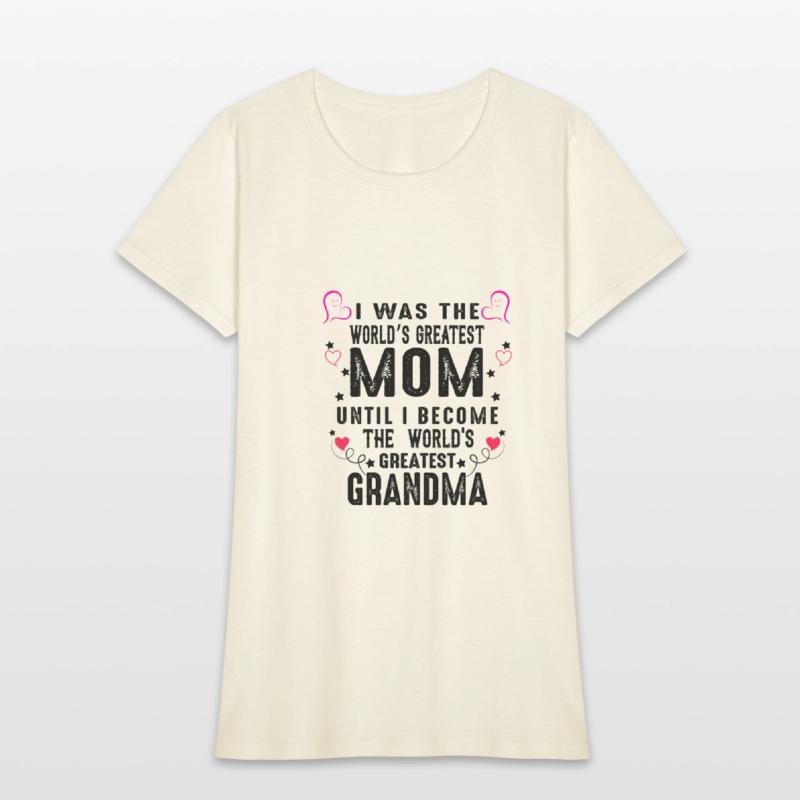T-shirt Grandmother the best in the world