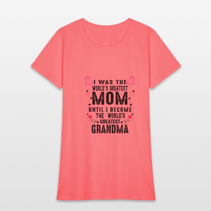 T-shirt Grandmother the best in the world